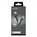 Cablu pentru incarcare si transfer de date SBS TECABLEUSBIP589K, USB-A la Lightning, 1m, Negru 3 - lerato.ro