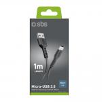Cablu pentru incarcare si transfer de date SBS LTHL200, USB la Micro-USB, 1m, Negru 4 - lerato.ro