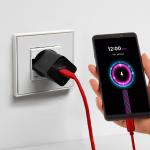 Cablu pentru incarcare si transfer de date SBS TECABLETISSUETCCR, 2x USB-C, 60W, 480Mbps, 1.5m, Rosu 6 - lerato.ro