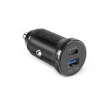 Incarcator auto SBS TECRPD25W, 1x USB-C, 1x USB-A, 25W, Fast Charging, Negru 2 - lerato.ro
