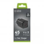 Incarcator retea SBS TETRGAN1C45W, USB-C, 45W, 3A, Negru 4 - lerato.ro