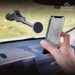 Suport auto SBS TESUPMAGEXT, Dashboard / Windshield Mount, Rotire 360 grade, Compatibil cu MagSafe, Negru 6 - lerato.ro