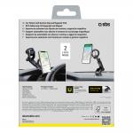 Suport auto SBS TESUPMAGRINGEXT, Dashboard / Windshield Mount, Rotire 360 grade, Compatibil cu MagSafe, Negru 6 - lerato.ro