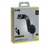 Suport auto SBS TESUPPMAG15W2115W, Dashboard / Windshield Mount, Compatibil cu MagSafe, Incarcare Wireless 15W, Negru 3 - lerato.ro