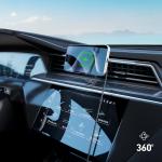 Suport magnetic cu racire SBS TESUPFANWIR15W, Air Vent Mount, Incarcare Wireless 15W, Cablu USB-C la USB-C, Negru 6 - lerato.ro