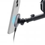 Suport magnetic cu racire SBS TESUPMAGEXTWIR15W, compatibil MagSafe, Dashboard / Windshield Mount, Incarcare Wireless 15W, Negru 5 - lerato.ro