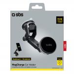 Suport magnetic cu racire SBS TESUPMAGEXTWIR15W, compatibil MagSafe, Dashboard / Windshield Mount, Incarcare Wireless 15W, Negru 7 - lerato.ro