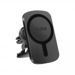 Suport auto SBS TESUPWIR15WMS, compatibil MagSafe, Air Vent Mount, Incarcare Wireless 7.5W, Rotire 360 grade, Negru 2 - lerato.ro