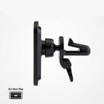 Suport auto SBS TESUPWIR15WMS, compatibil MagSafe, Air Vent Mount, Incarcare Wireless 7.5W, Rotire 360 grade, Negru 5 - lerato.ro