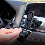 Suport auto SBS TESUPWIR15WMS, compatibil MagSafe, Air Vent Mount, Incarcare Wireless 7.5W, Rotire 360 grade, Negru 7 - lerato.ro
