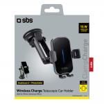 Suport auto SBS TESUPEXTWIR15W, Dashboard / Windshield Mount, Incarcare Wireless 15W, Cablu USB-A la USB-C, Negru 7 - lerato.ro