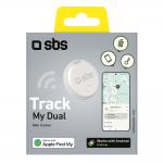 Tracker SBS Apple si Android, 60dB, Raza actiune 20m, CR2032, Alb 3 - lerato.ro