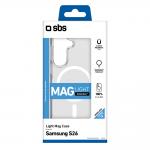 Carcasa SBS Cover Light Mag cu MagSafe compatibila cu Samsung Galaxy S26 Ultra, Clear 3 - lerato.ro