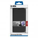 Carcasa flip cover SBS Wallet Smooth compatibila cu Samsung Galaxy S26 Ultra, Negru 3 - lerato.ro