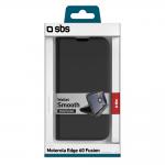 Carcasa flip cover SBS Wallet Smooth compatibila cu Motorola Edge 60 Fusion, Negru 3 - lerato.ro