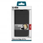 Carcasa flip cover SBS Wallet Smooth compatibila cu Motorola Edge 60 Pro, Negru 3 - lerato.ro