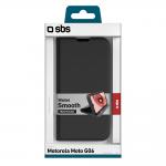 Carcasa flip cover SBS Wallet Smooth compatibila cu Motorola Moto G06, Negru 3 - lerato.ro