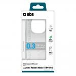 Carcasa SBS Skinny Cover compatibila cu Xiaomi Redmi Note 15 Pro, Transparent 3 - lerato.ro