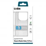 Carcasa SBS Skinny Cover compatibila cu Xiaomi Redmi Note 15 Pro Plus, Transparent 3 - lerato.ro