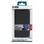 Carcasa flip cover SBS Smooth Wallet compatibila cu Xiaomi Redmi Note 15, Negru 3 - lerato.ro