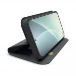 Hsua flip cover SBS Smooth Wallet compatibila cu Xiaomi 17, Negru 2 - lerato.ro