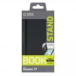Hsua flip cover SBS Smooth Wallet compatibila cu Xiaomi 17, Negru 3 - lerato.ro