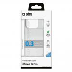 Carcasa SBS Skinny Cover compatibila cu iPhone 17 Pro, Transparent 3 - lerato.ro