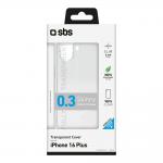 Carcasa SBS Skinny Cover compatibila cu iPhone 16 Plus, Transparent 3 - lerato.ro
