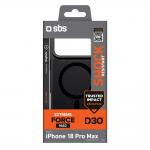 Husa SBS D3O Force cu MagSafe compatibila cu iPhone 18 Pro Max / 17 Pro Max, Negru 3 - lerato.ro