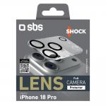 Folie sticla camera foto SBS Full Lens Camera Protector compatibila cu iPhone 18 Pro, Transparent 3 - lerato.ro