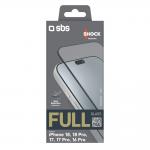 Folie sticla securizata SBS Full Glass compatibila cu iPhone 18 Pro / 17 Pro, Negru 3 - lerato.ro