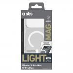 Husa SBS Light Mag cu MagSafe compatibila cu iPhone 18 Pro Max / 17 Pro Max, Transparent 3 - lerato.ro