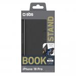 Husa flip cover SBS Wallet Smart Case compatibila cu iPhone 18 Pro, Negru 3 - lerato.ro