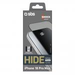 Folie sticla securizata SBS Hide Full Cover Privacy compatibila cu iPhone 18 Pro Max, Negru 3 - lerato.ro