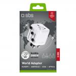 Adaptor retea SBS TEADAPTUNI, 2500W, 10A, Compatibil cu prize EU/UK/US/AU, Alb 3 - lerato.ro