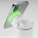 Stand cu incarcare wireless SBS compatibil MagSafe, 15W, USB-C, Alb 8 - lerato.ro