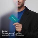 Portofel electronic Tangem 3 Card Set, pentru monede virtuale, NFT si altele, Electric Sea 7 - lerato.ro