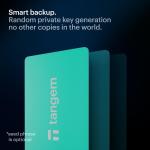 Portofel electronic Tangem 3 Card Set, pentru monede virtuale, NFT si altele, Electric Sea 4 - lerato.ro