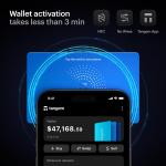 Portofel electronic Tangem 3 Card Set, pentru monede virtuale, NFT si altele, Electric Night 6 - lerato.ro