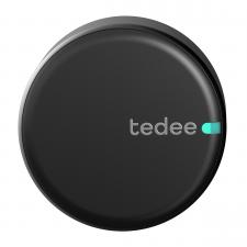 Incuietoare smart Tedee Pro, Control vocal Alexa / Google Assistant, 3000 mAh, Bluetooth, Negru