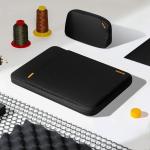 Set husa laptop 13 inch si husa pentru accesorii Tomtoc Sleeve, 30.5 × 21.5 × 2.2 cm, Negru 8 - lerato.ro