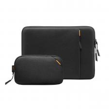 Set husa laptop 13 inch si husa pentru accesorii Tomtoc Sleeve, 30.5 × 21.5 × 2.2 cm, Negru