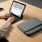 Husa Tomtoc Sleeve compatibila cu tableta 11 / 10.9 inch, Gri 10 - lerato.ro