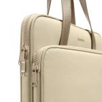 Geanta Tomtoc Shoulder Bag compatibila cu laptop 14 inch, Khaki 3 - lerato.ro