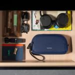 Organizator cabluri Tomtoc Light T12, Husa de depozitare accesorii mici, 24.5 × 7.0 × 13.0 cm, Navy Blue 14 - lerato.ro