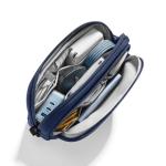 Organizator cabluri Tomtoc Light T12, Husa de depozitare accesorii mici, 24.5 × 7.0 × 13.0 cm, Navy Blue 5 - lerato.ro