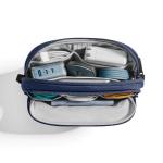 Organizator cabluri Tomtoc Light T12, Husa de depozitare accesorii mici, 24.5 × 7.0 × 13.0 cm, Navy Blue 6 - lerato.ro