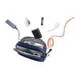 Organizator cabluri Tomtoc Light T12, Husa de depozitare accesorii mici, 24.5 × 7.0 × 13.0 cm, Navy Blue 7 - lerato.ro