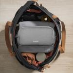 Organizator cabluri Tomtoc Light T12, Husa de depozitare accesorii mici, 24.5 × 7.0 × 13.0 cm, Gri 20 - lerato.ro