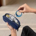 Organizator cabluri Tomtoc Light T12, Husa de depozitare accesorii mici, 21 x 13 x 5 cm, Navy Blue 20 - lerato.ro